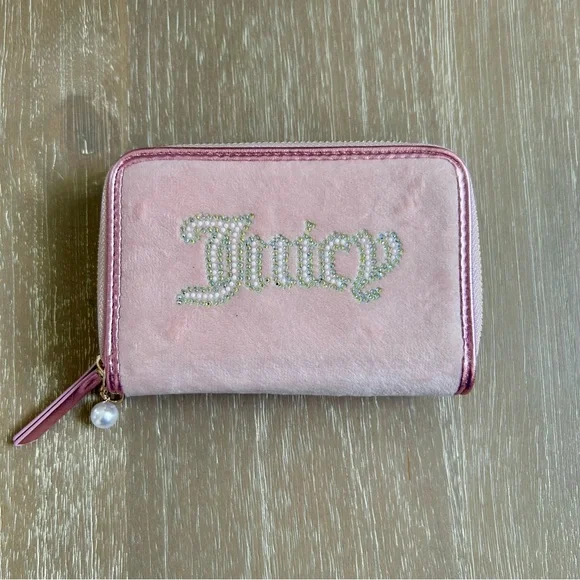 NWT Juicy Couture Dreamy Juicy Tote handbag daydreamer purse w wallet sage/white - Picture 11 of 15
